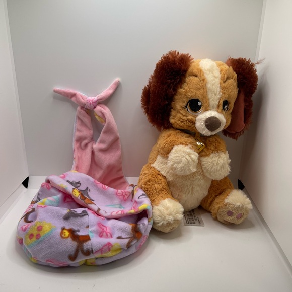 Disney Parks Baby Lady and the Tramp Lady Plush Includes Blanket - Picture 8 of 9